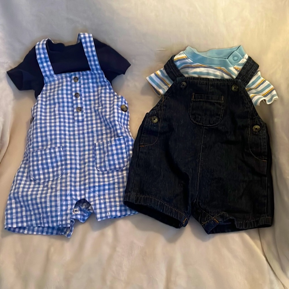 Just One You, by Carters, 3 month overall sets